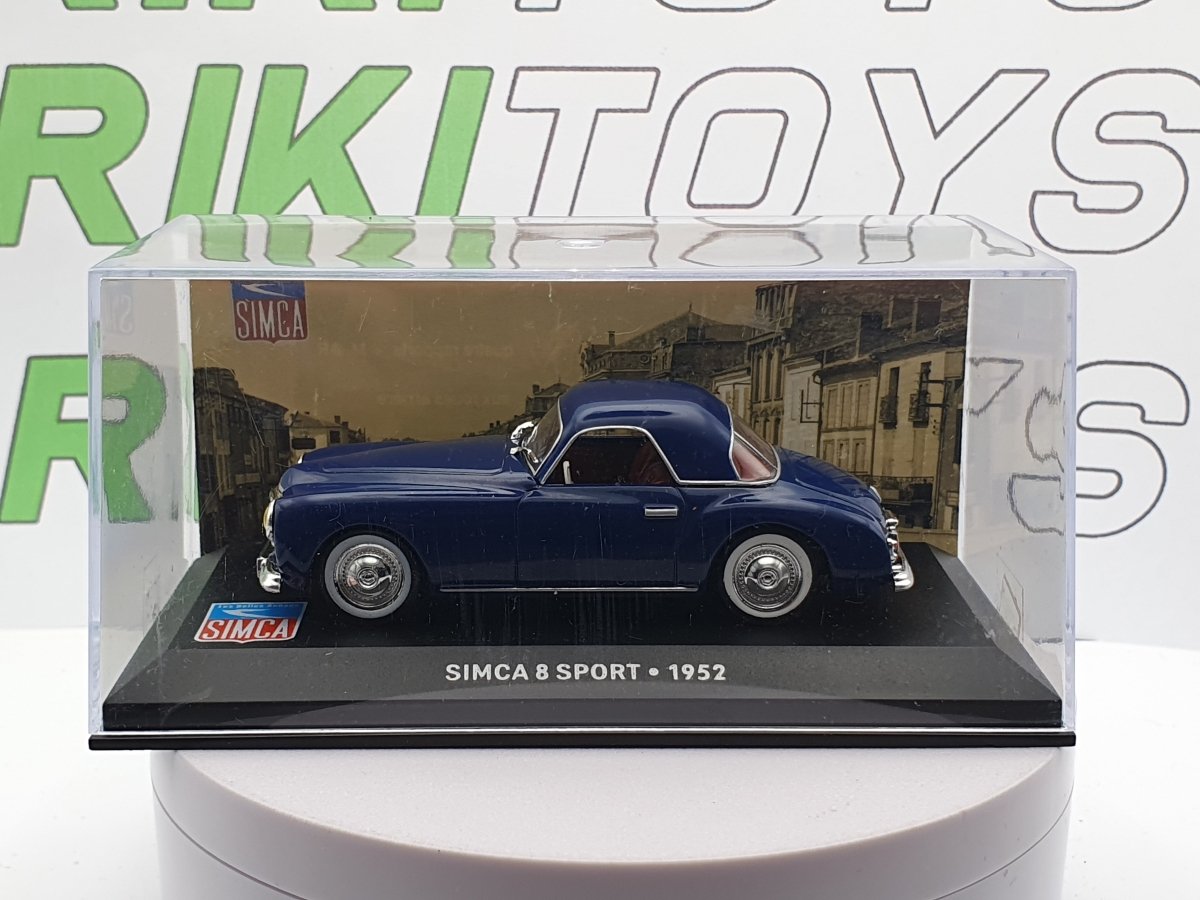 Simca 8 Sport (1952) Edicola 1/43 Blu - RikiToys - Edicola#