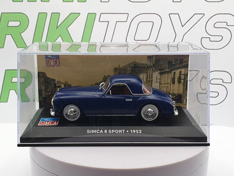 Simca 8 Sport (1952) Edicola 1/43 Blu - RikiToys - Edicola#