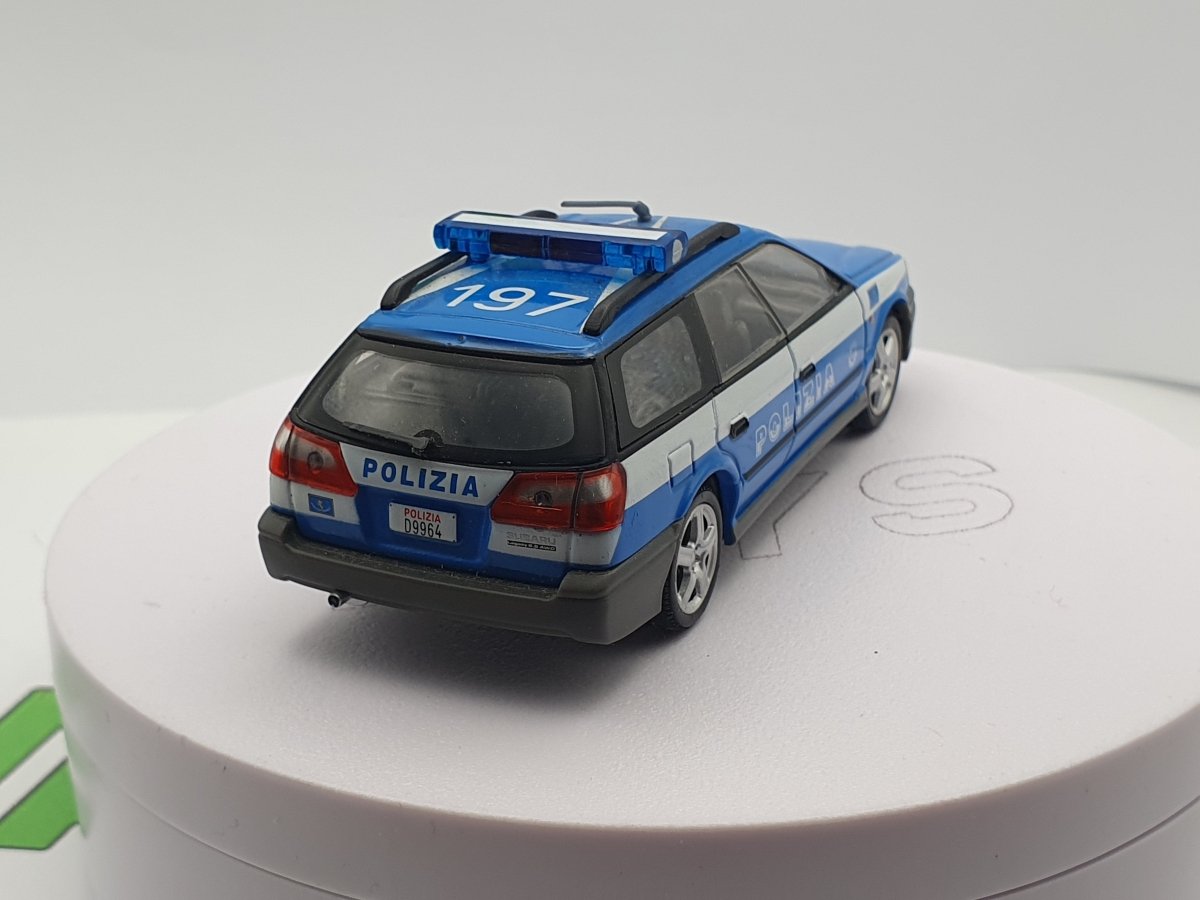 Subaru Legacy SW Polizia Edicola 1/43 - RikiToys - Edicola#