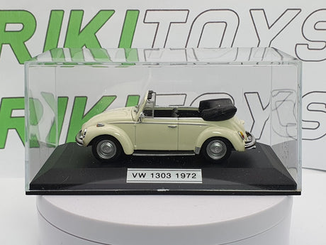 Volkswagen 1303 Cabrio Edicola 1/43 Avorio - RikiToys - Edicola#