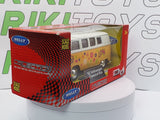 Volkswagen Bulli T1 Peace&love Welly 1/40 Giallo - RikiToys - Welly#