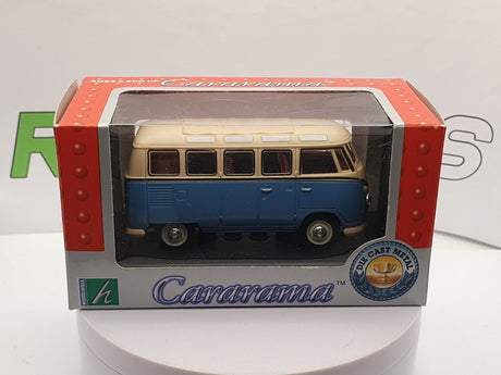 Volkswagen Bus Typ 1 Combi Cararama 1/43 Azzurro - RikiToys - Cararama#