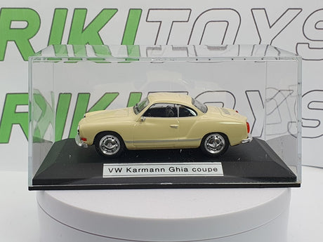 Volkswagen Karmann Ghia Coupé Edicola 1/43 Avorio - RikiToys - Edicola#