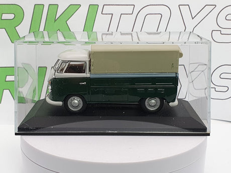 Volkswagen T1 Pick up con telone Cararama 1/43 Verde - RikiToys - Cararama#