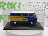 Volkswagen T1 Promiscuo Lufthansa RMZ City 1/43 Blu - RikiToys - RMZ City#