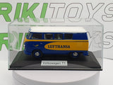 Volkswagen T1 Promiscuo Lufthansa RMZ City 1/43 Blu - RikiToys - RMZ City#