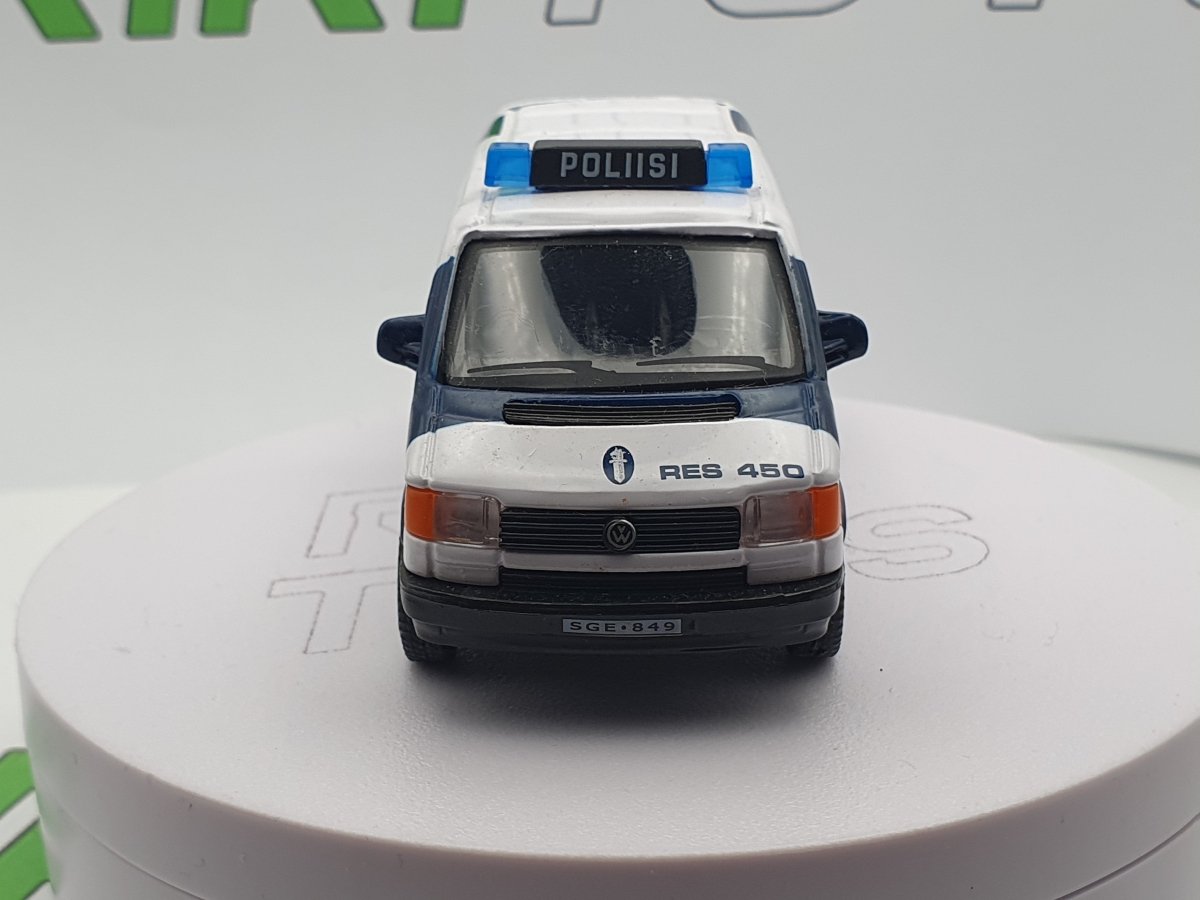 Volkswagen T4 Minibus Polisi Edicola 1/43 - RikiToys - Edicola#