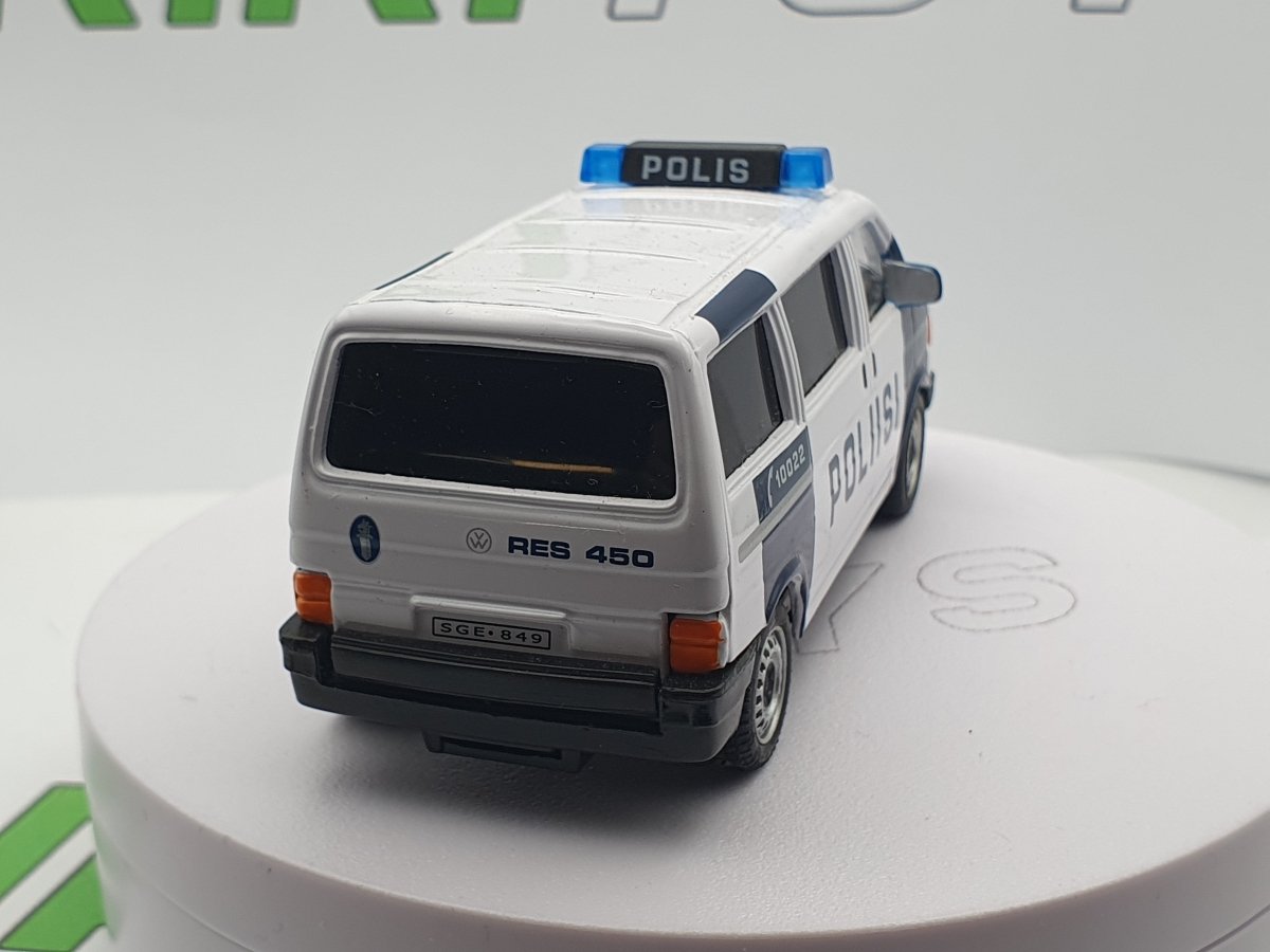 Volkswagen T4 Minibus Polisi Edicola 1/43 - RikiToys - Edicola#