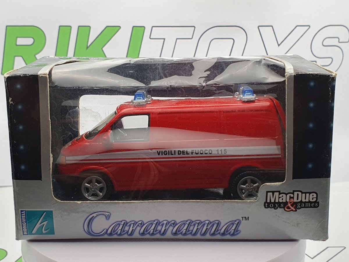 Volkswagen T4 Vigili Del Fuoco Cararama 1/43 Con Scatola - RikiToys - Cararama#