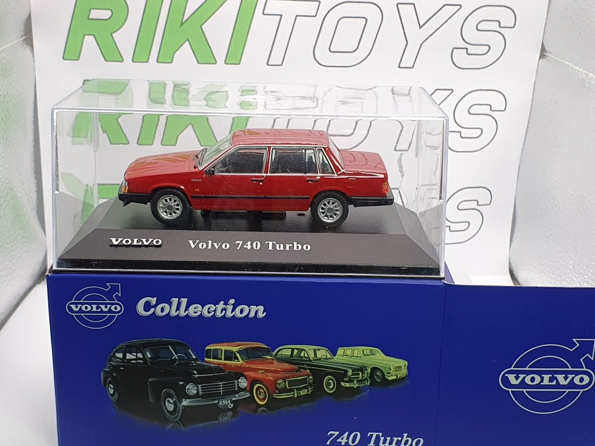 Volvo 740 Turbo Edicola 1/43 Rosso - RikiToys - Edicola#