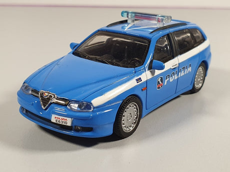 Alfa Romeo 156 wagon POLIZIA New Ray 1/43 - RikiToys - New Ray#