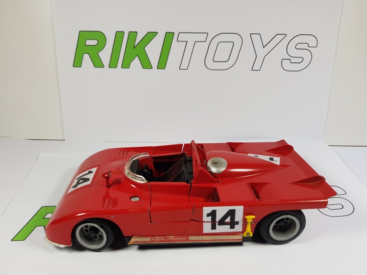 Alfa Romeo 33 Edison Giocattoli Rossa 1/24 - RikiToys - Edison Giocattoli#