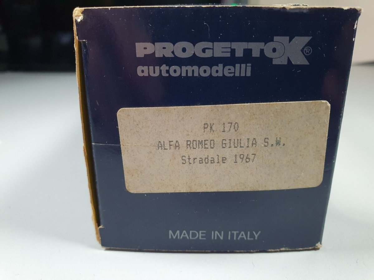 Alfa Romeo Giulia S. Wagon 1967 PK170 Progetto K 1/43 Con Scatola - RikiToys - Progetto K#