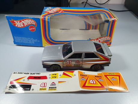 Audi Quattro Hot Wheels Grigia 1/25 Con Scatola - RikiToys - Hot Wheels#