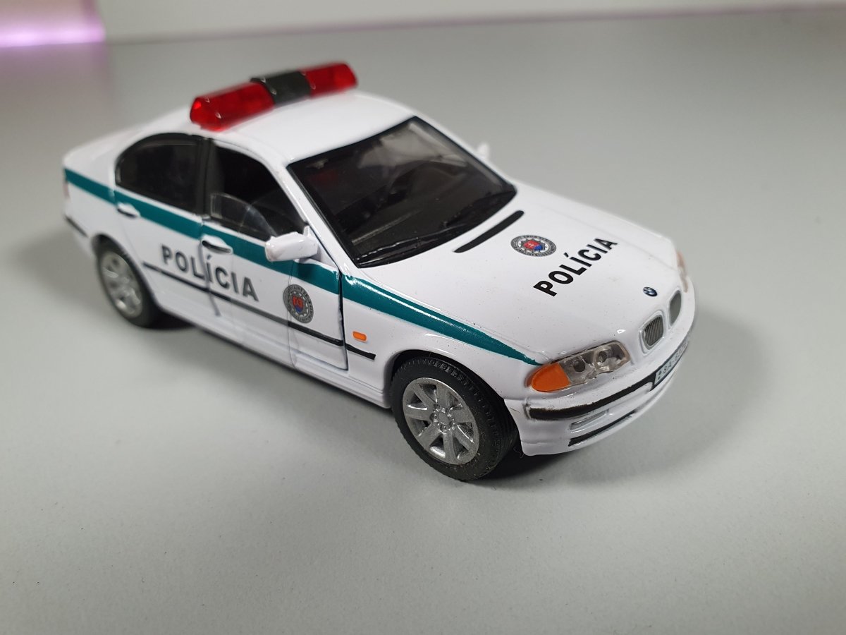 Bmw 328 i E46 Policia Cararama 1/43 - RikiToys - Cararama#