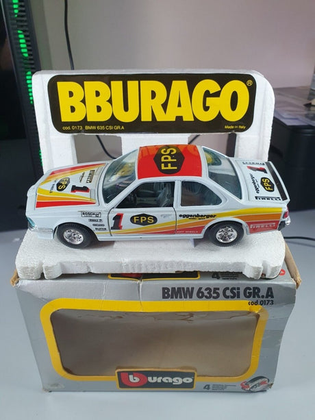 BMW 635 CSI GR.A N°0173 Burago 1/26 Con Scatola - RikiToys - Burago#