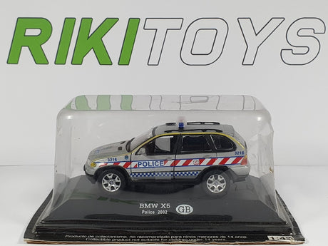 BMW X5 Police GB Edicola 1/43 Con Scatola - RikiToys - Edicola#