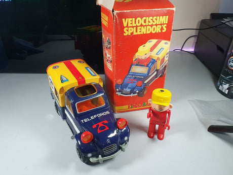 Citroen 2 CV "Telefonos" Obertoys Con Scatola - RikiToys - Obertoys#