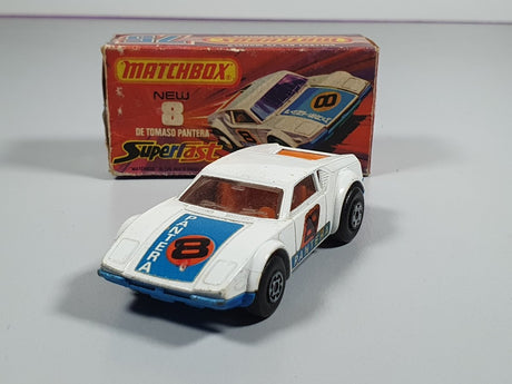 De Tomaso Pantera Matchbox 1/66 Con Scatola - RikiToys - Matchbox#