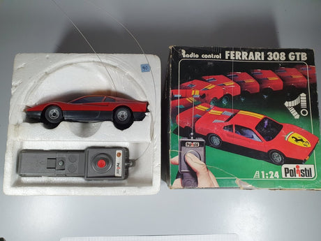 Ferrari 308 GTB Polistil 1/24 Radiocomandata Con Scatola - RikiToys - Polistil#