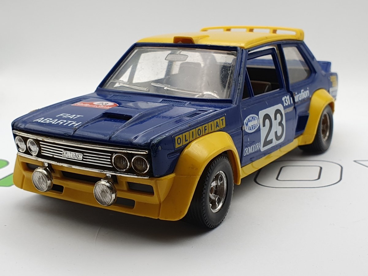 Fiat 131 MIrafiori Abarth Burago 1/24 - RikiToys - Burago#