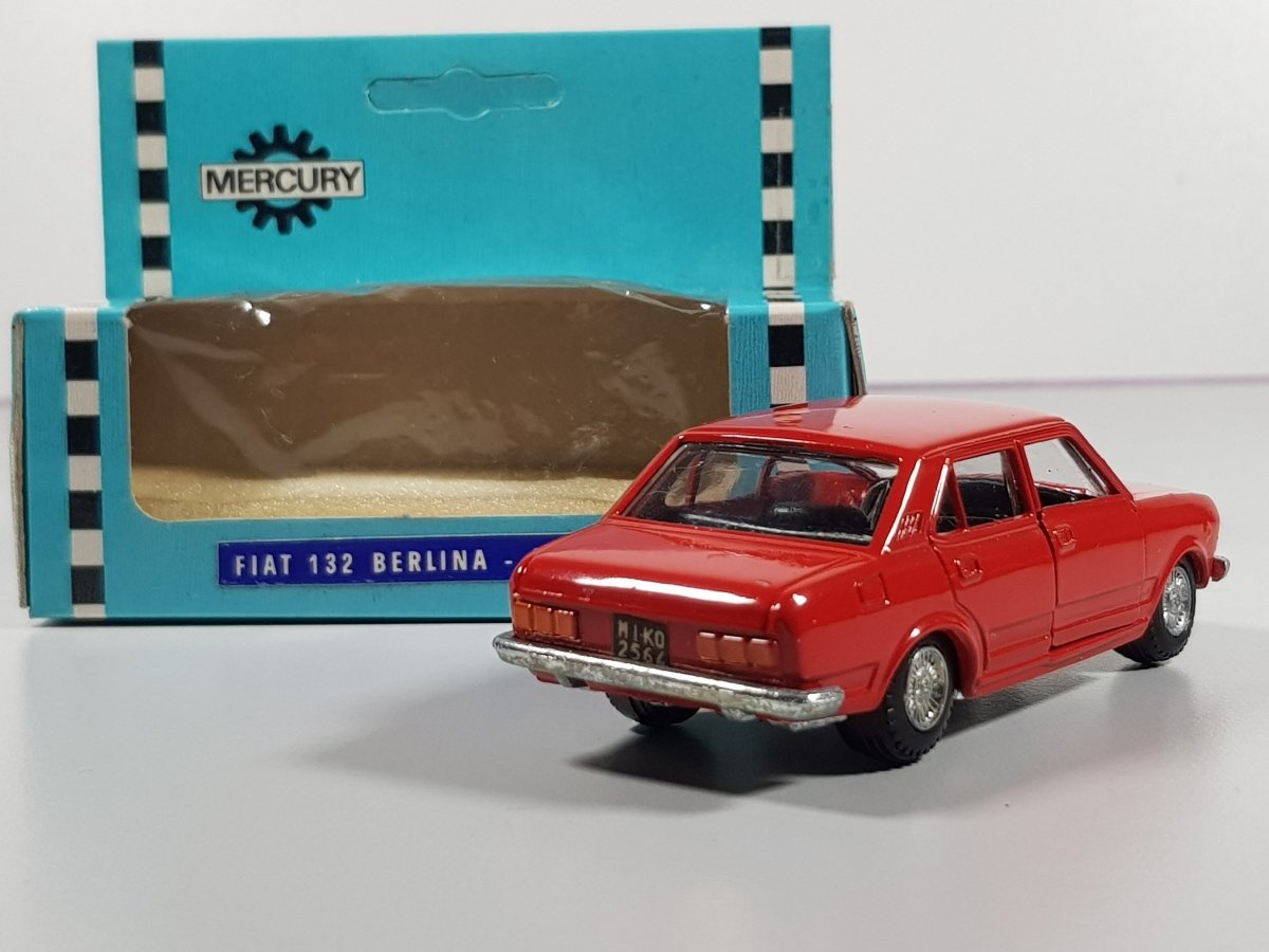 Fiat 132 Berlina 1 serie N° 313 Mercury 1/43 Con Scatola - RikiToys - Mercury#