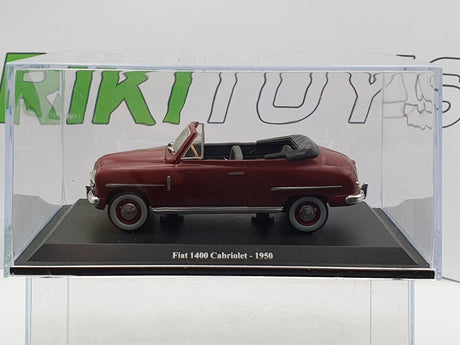 Fiat 1400 Cabriolet Edicola 1/43 Con Scatola - RikiToys - Edicola#