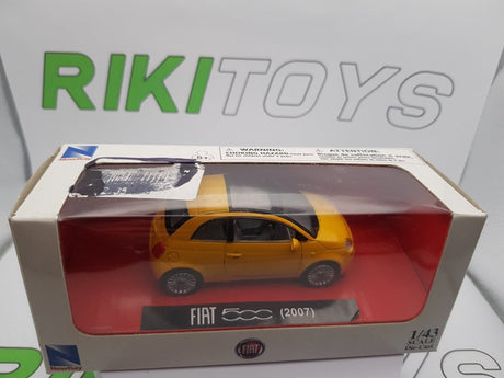 Fiat 500 2007 Mondo Motors 1/43 Con Scatola - RikiToys - Mondo Motors#