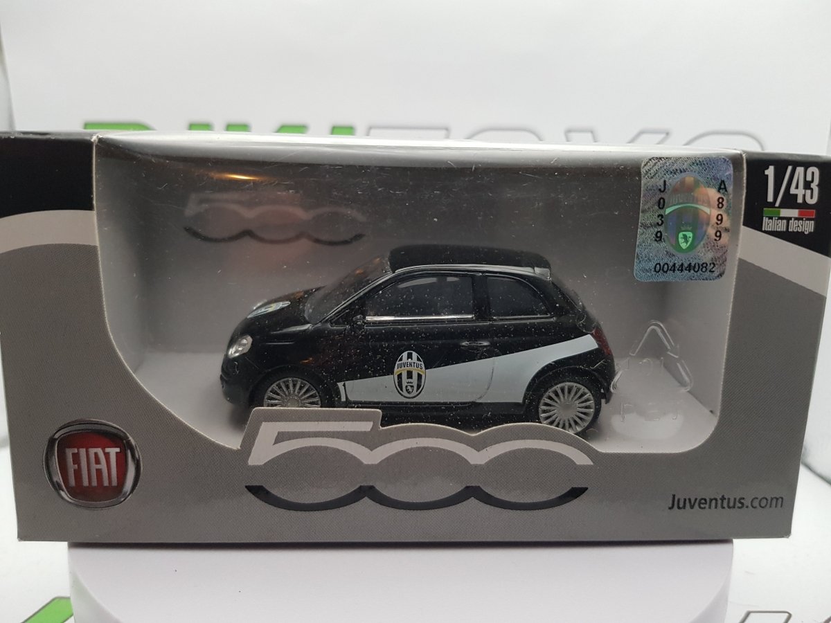 Fiat 500 Promozionale Juventus Mondo Motors 1/43 Con Scatola - RikiToys - Mondo Motors#