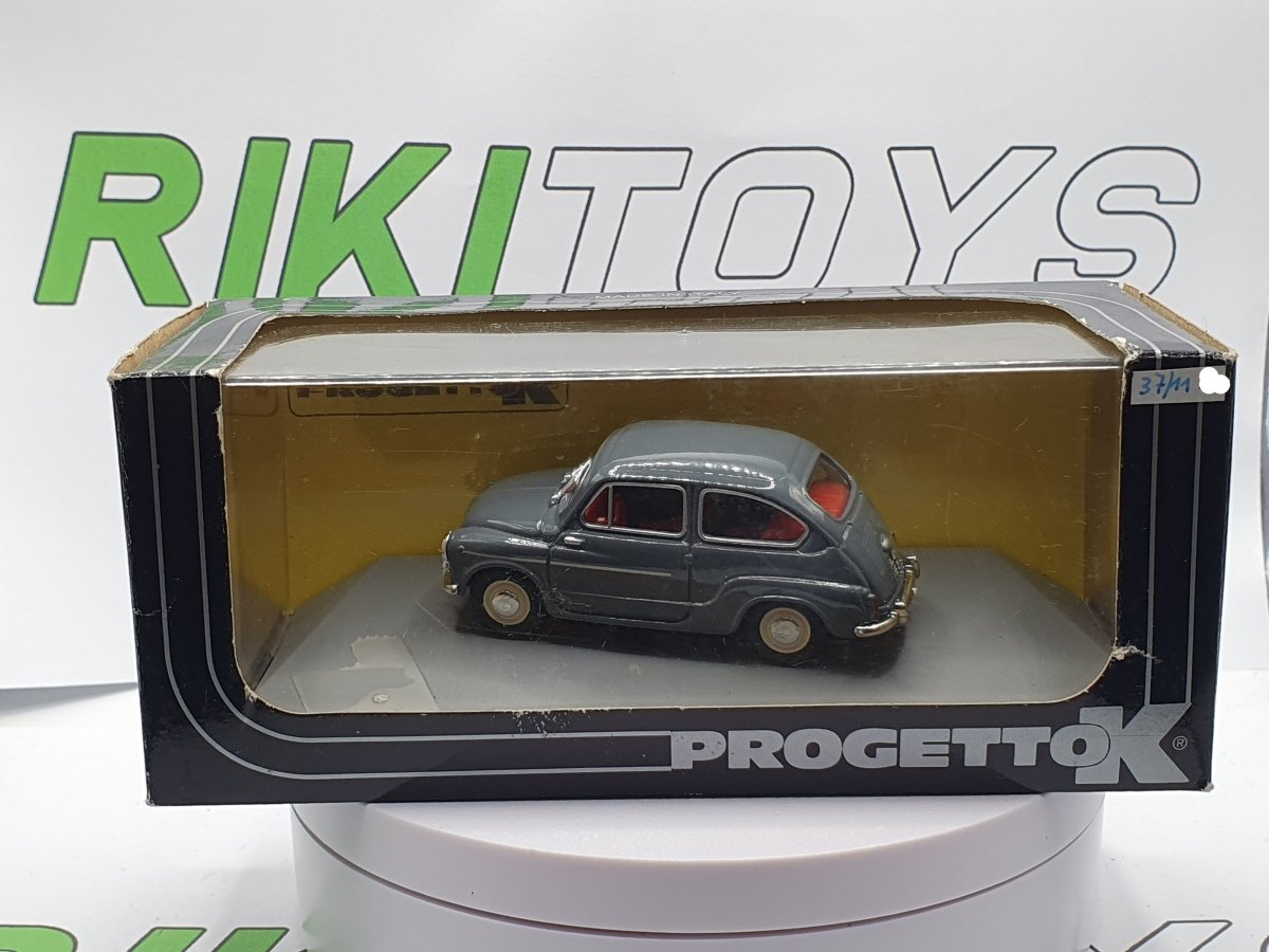 Fiat 600 D Progetto K 1/43 Con Scatola - RikiToys - Progetto K#