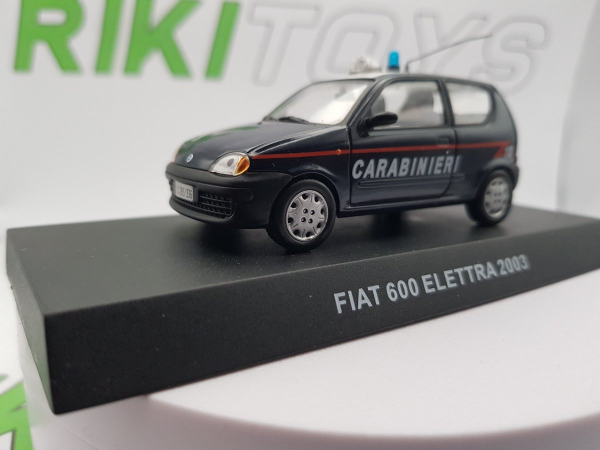 Fiat 600 Elettra Carabinieri Edicola 1/43 - RikiToys - Edicola#