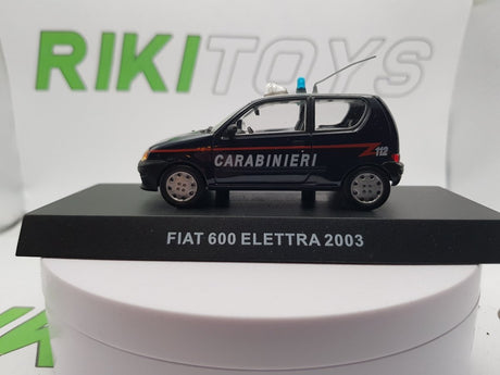 Fiat 600 Elettra Carabinieri Edicola 1/43 - RikiToys - Edicola#