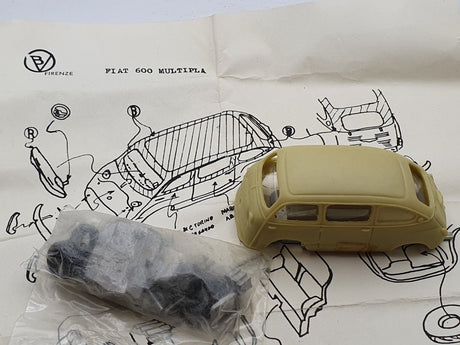 Fiat 600 Multipla Kit Barnini 1/43 - RikiToys - Kit Barnini#