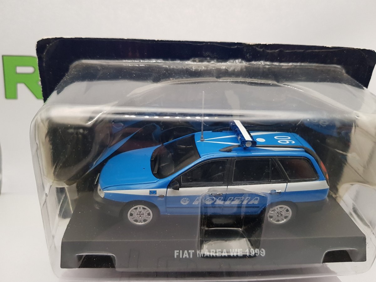 Fiat Marea Weekend Polizia 1999 Edicola 1/43 Con Scatola - RikiToys - Edicola#