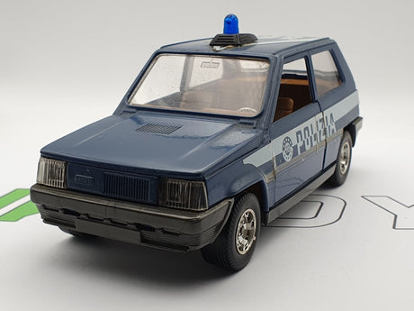 Fiat Panda Polizia 1°serie Elaborata Artigianalmente Base Burago 1/24 - RikiToys - RikiToys#