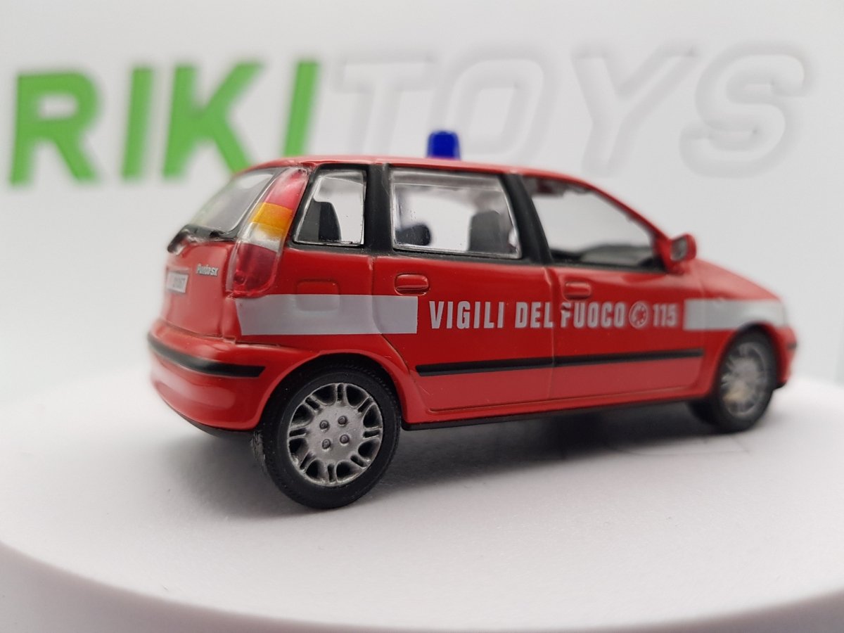 Fiat Punto 1 Serie Vigili Del Fuoco Cararama 1/43 - RikiToys - Cararama#