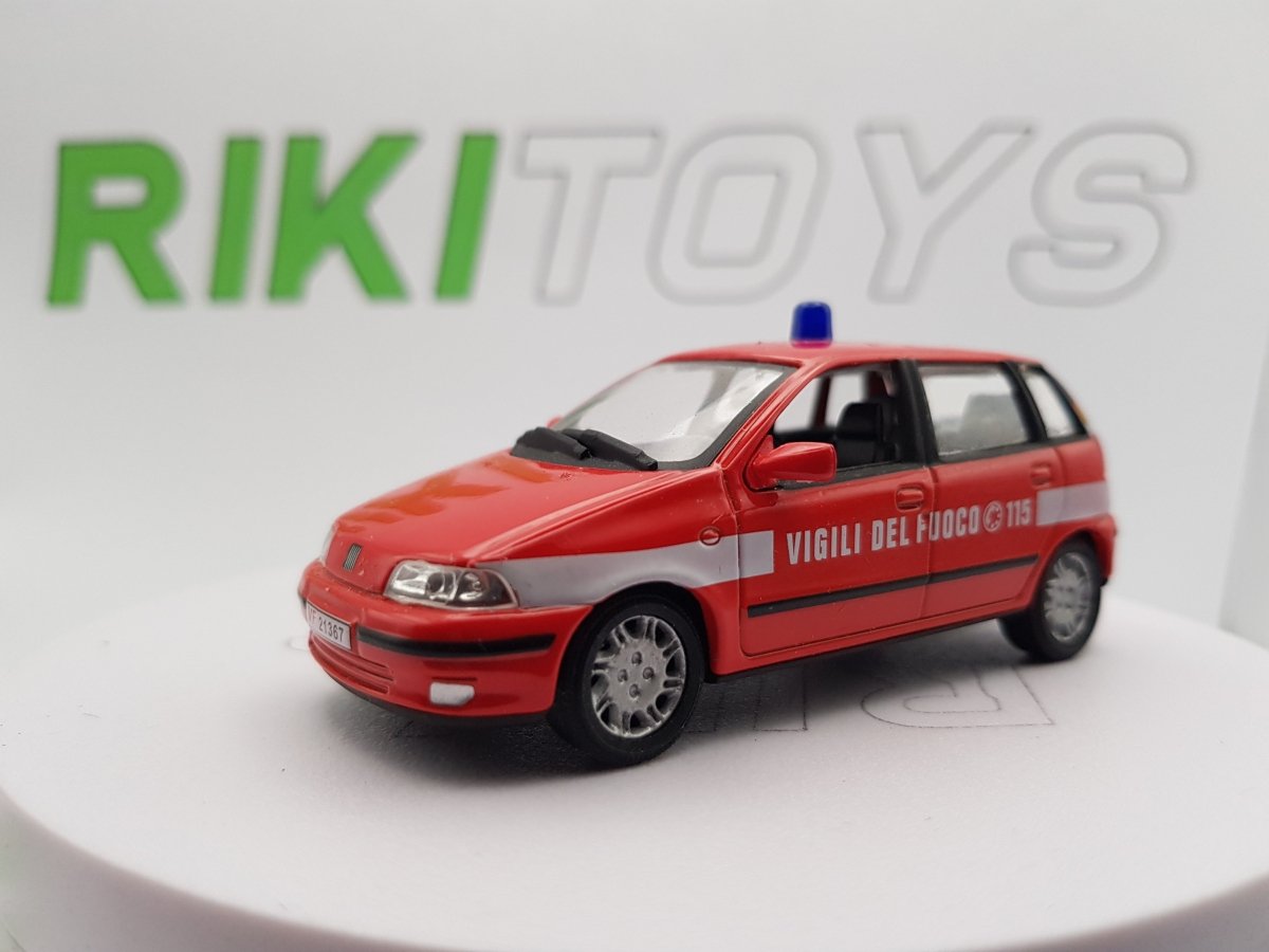 Fiat Punto 1 Serie Vigili Del Fuoco Cararama 1/43 - RikiToys - Cararama#