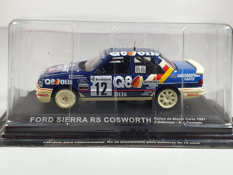 Ford Sierra RS Cosworth" Rallye De Montecarlo 1991" Edicola 1/43 Con Scatola - RikiToys - Edicola#