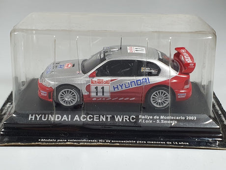 Hyundai Accent WRC "Montecarlo 2003" Edicola 1/43 Con Scatola - RikiToys - Edicola#