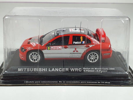 Mitsubishi Lancer WRC "Rallye De Montecarlo" Edicola 1/43 Con Scatola - RikiToys - Edicola#