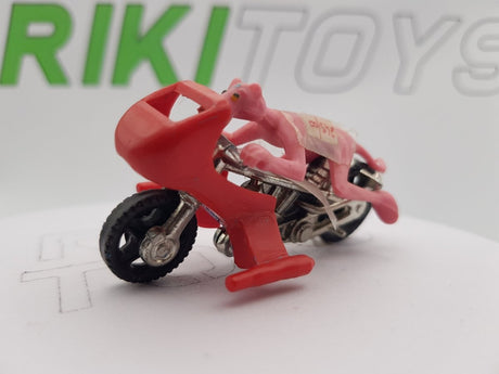 Moto COn PAntera Rosa Matchbox 1/66 - RikiToys - Matchbox#