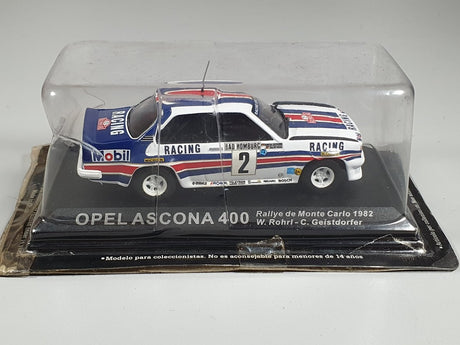 Opel Ascona 400 "Rallye de Montecarlo Edicola 1/43 Con Scatola - RikiToys - edicola#