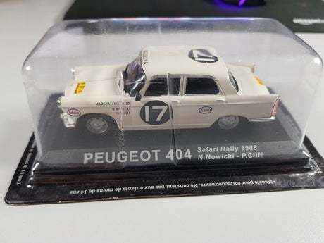 Peugeot 404 Safari Rally 1968 Edicola 1/43 Con Scatola - RikiToys - edicola#