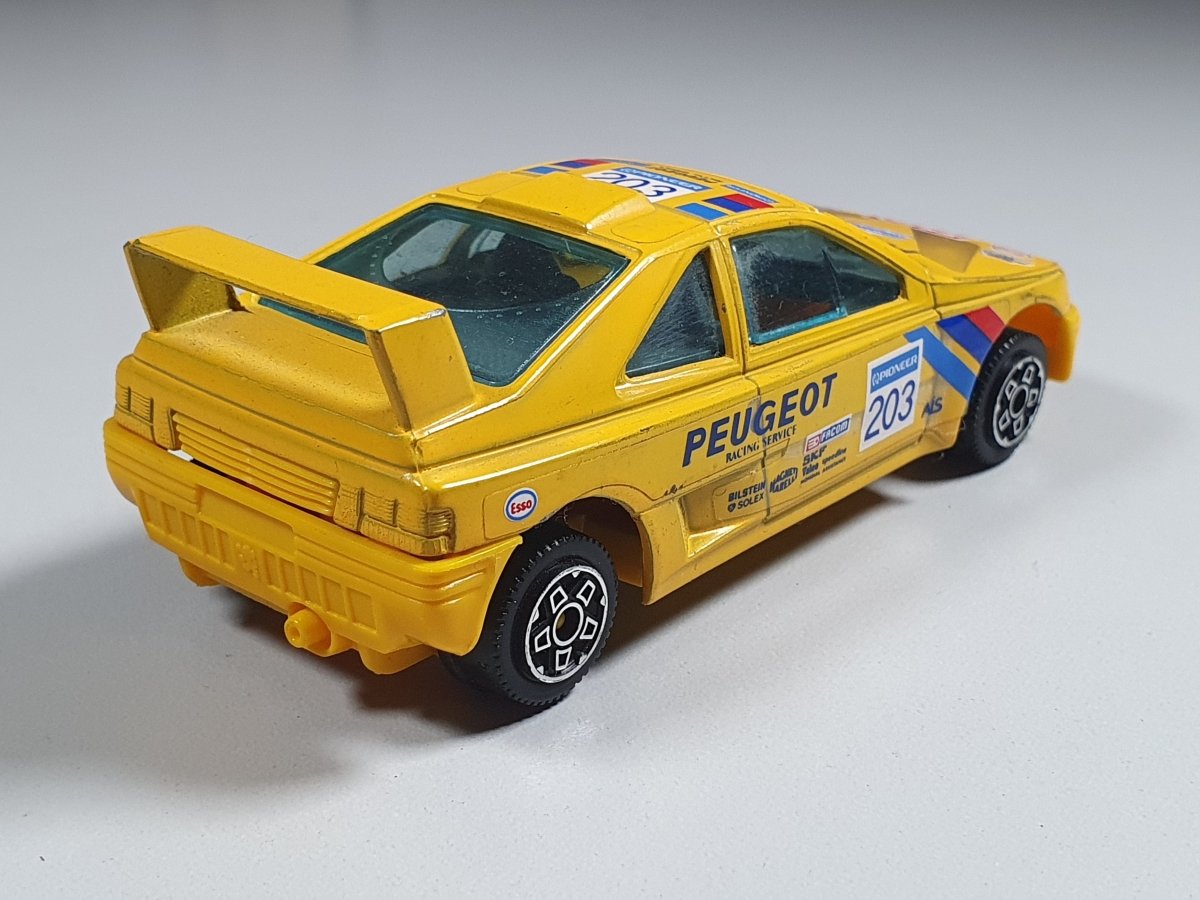 Peugeot 405 Paris Dakar ESSO Burago 1/43 - RikiToys - Burago#