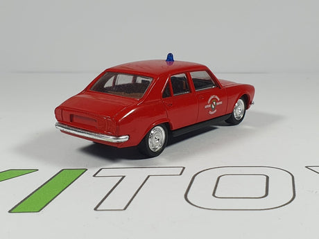 Peugeot 504 Sapeurs Pomiper Solido 1/43 - RikiToys - Solido#