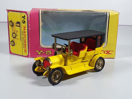 Peugeot Torpedo 1907 Y-5 Matchbox Lesney 1/43 Con Scatola - RikiToys - Matchbox Lesney#