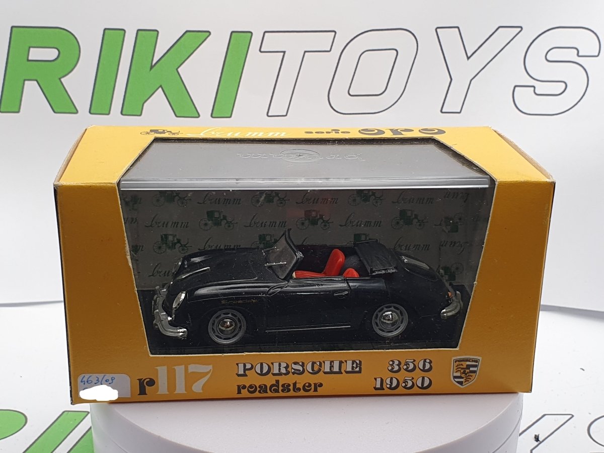 Porsche 356 C Cabriolet Bigriglia Brumm 1/43 Con Scatola - RikiToys - Brumm#