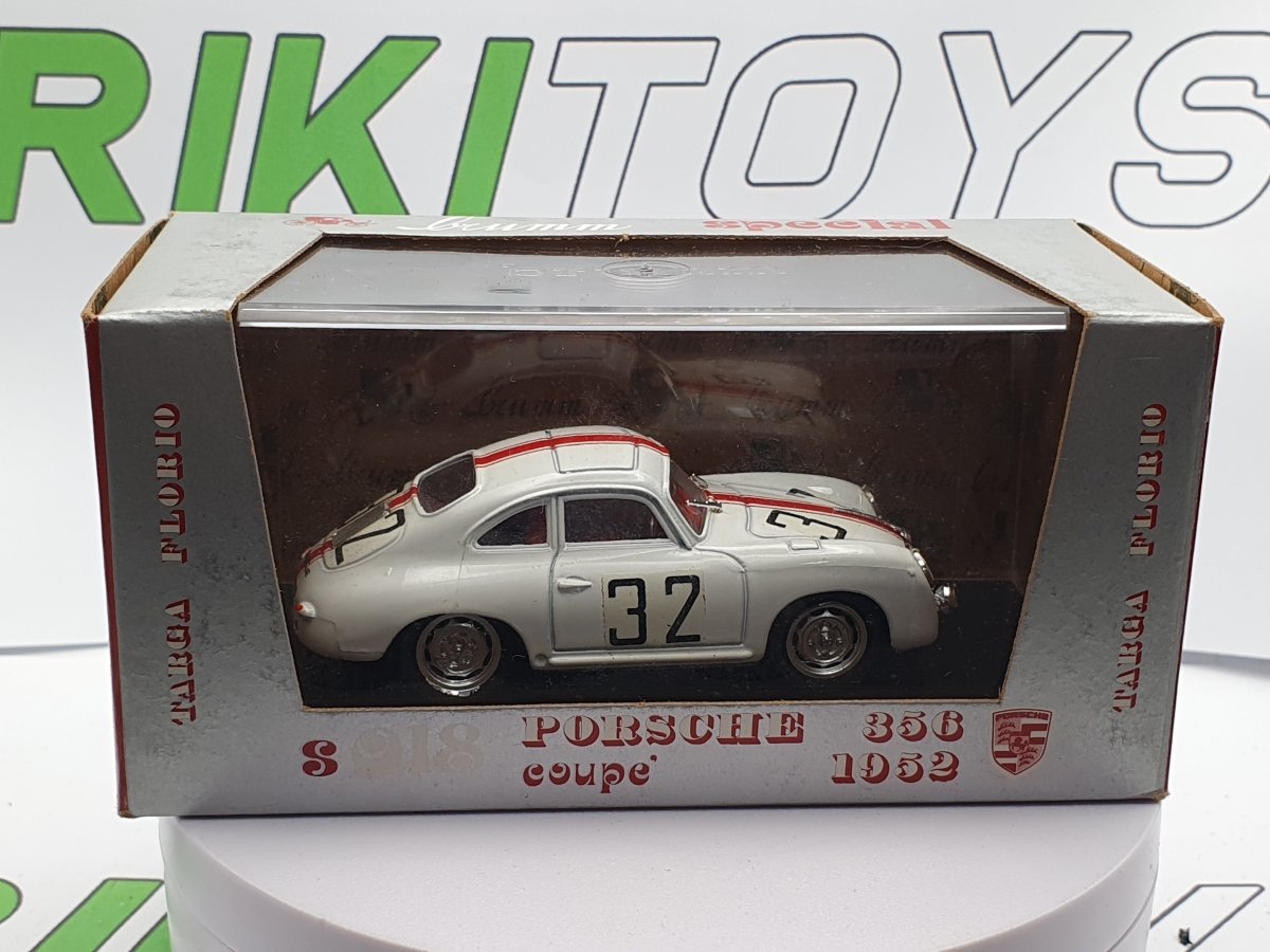 Porsche 356 Coupè Targa Florio Brumm 1/43 Con Scatola - RikiToys - Brumm#