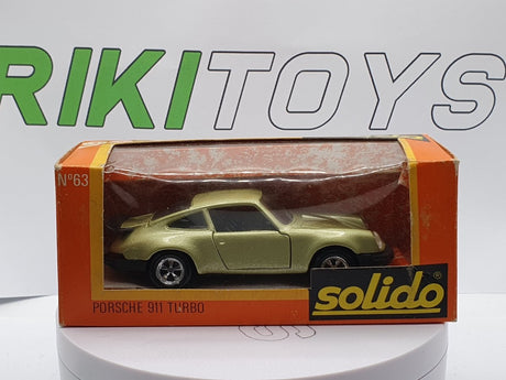 Porsche 911 Turbo Solido N°63 1/43 Con Scatola - RikiToys - Solido#