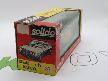 Renault 17 TS Rallye N°37 Solido 1/43 Con Scatola - RikiToys - Solido#